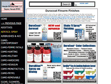 Tablet Screenshot of duracoat-finishes.com